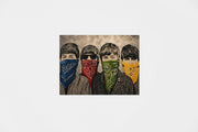 Beatles Pop Art Canvas Schilderij 100x75 cm