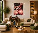 Flamingo Canvas Schilderij 75x100 cm
