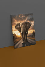 Olifant Canvas Schilderij 75x100 cm