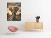 Olifant Canvas Schilderij 75x100 cm