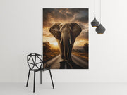 Olifant Canvas Schilderij 75x100 cm