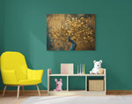 Gouden Levensboom Canvas Schilderij 100x75 cm