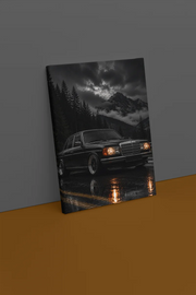 Klassieke Mercedes Benz Canvas Schilderij 75x100 cm