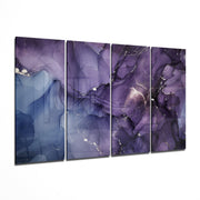Marble 4 Pieces Mega Glass Wall Art (150x92 cm)