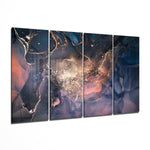 Marble 4 Pieces Mega Glass Wall Art (150x92 cm)