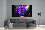Women  4 Pieces Mega Glass Wall Art (150x92 cm)