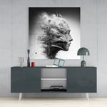 Smoked Thoughts Glass Wall Art  || Designer Collection | Insigne Art Design