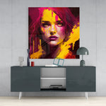 She Glass Wall Art  || Designer Collection | Insigne Art Design