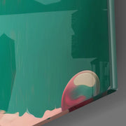 Pop Art Elegant Classic Starlet Glass Wall Art || Designers Collection