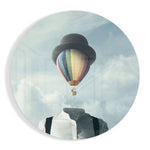Ballonnenhoofd – Rond Glasschilderij