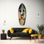 Graffiti Mouse Pop Art Glass Wall Art.