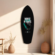 Teal Sole Sneaker Streetwear Pop Art Glass Wall Art.