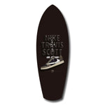 Brown Sneaker Hip Hop Pop Art Glass Wall Art.