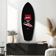Red White Sneaker Chicago Pop Art Glass Wall Art.