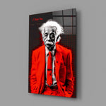 Genius Physicist Glass Wall Art || Designer Collection
