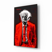 Genius Physicist Glass Wall Art || Designer Collection