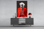 Genius Physicist Glass Wall Art || Designer Collection