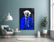 Genius Physicist Glass Wall Art || Designer Collection