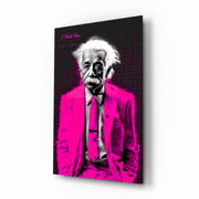 Genius Physicist Glass Wall Art || Designer Collection