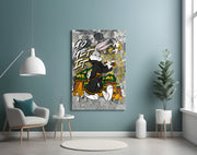 Game of Wealth Glass Wall Art || Designer Collection
