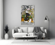 Game of Wealth Glass Wall Art || Designer Collection