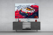 Classic Sports Car Glass Wall Art || Designer Collection
