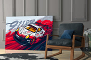 Classic Sports Car Glass Wall Art || Designer Collection