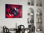 MINI Vortex of Speed Glass Wall Art || Designer Collection