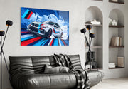 Coupe Dance of Speed Glass Wall Art || Designer Collection