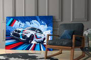 Coupe Dance of Speed Glass Wall Art || Designer Collection