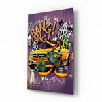 Daffy Luxury and Speed Glass Wall Art || Designer Collection