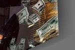 Wall Street High-Roller Glass Wall Art || Designer Collection