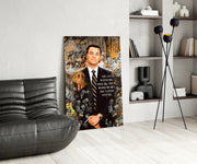 Wall Street High-Roller Glass Wall Art || Designer Collection