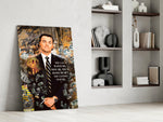 Wall Street High-Roller Glass Wall Art || Designer Collection