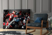 Comic Hero Squad Glass Wall Art || Designer Collection