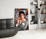 Cinematic Mob Boss Glass Wall Art || Designer Collection