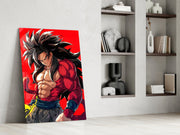 Warrior Furious Spirit Glass Wall Art || Designer Collection