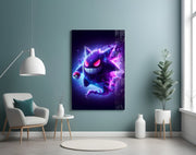 Evil Energy Glass Wall Art || Designer Collection