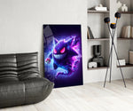 Evil Energy Glass Wall Art || Designer Collection