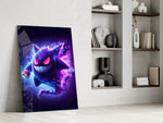 Evil Energy Glass Wall Art || Designer Collection