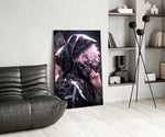 Shadow Queen Glass Wall Art || Designer Collection