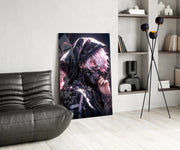 Shadow Queen Glass Wall Art || Designer Collection