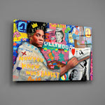 Neo-Expressionist Street Art Glass Wall Art || Designer Collection