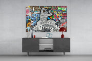 Modern Times Glass Wall Art || Designer Collection
