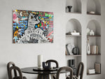 Modern Times Glass Wall Art || Designer Collection
