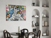 Modern Times Glass Wall Art || Designer Collection