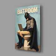 Batroom Glass Wall Art || Designer Collection