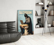 Batroom Glass Wall Art || Designer Collection