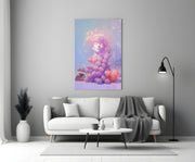 Grape Goddess Glass Wall Art || Designer Collection