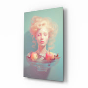 Apple Tranquility Glass Wall Art || Designer Collection